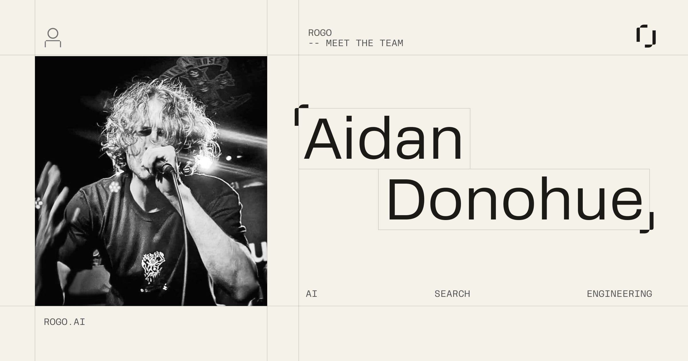 Meet the Rogo team: Aidan Donohue, AI Engineer
